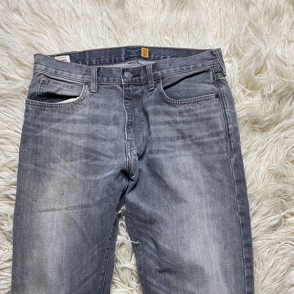 J Crew 770 Jeans Faded Denim Kaihara Japanese Distressed. - Picture 2 of 8